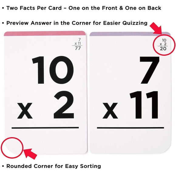 Multiplication cards - Picture 4 of 6